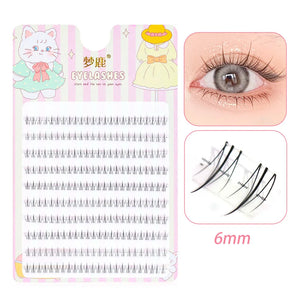 10-Pack Dramatic Volume False Eyelashes Set 5-7mm + Applicator