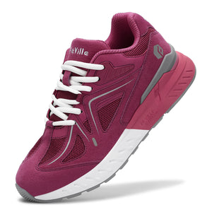 Extra Wide Women's Walking Sneakers, Lightweight for Flat Feet & Plantar Fasciitis, Heel Pain Relief