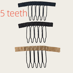 100pcs Wig Combs for Security with 4-6 Teeth - Ideal for Wig Caps and Clips