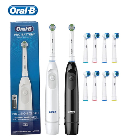 Electric Toothbrush 5010 Precision Clean, Plaque Removal, Extra Replacement Heads