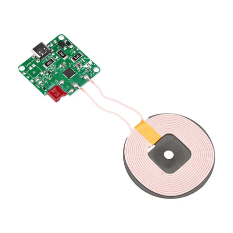 15W Qi Wireless Charger Module 5V/9V/12V Type-C Fast Charging DIY Circuit Board Transmitter