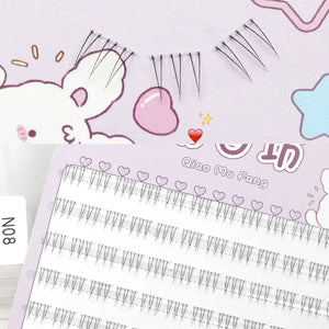 10-Pack Dramatic Volume False Eyelashes Set 5-7mm + Applicator