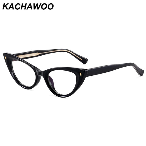 Cat Eye Blue Light Glasses for Women - Black Leopard TR90 Acetate Fashion Frame