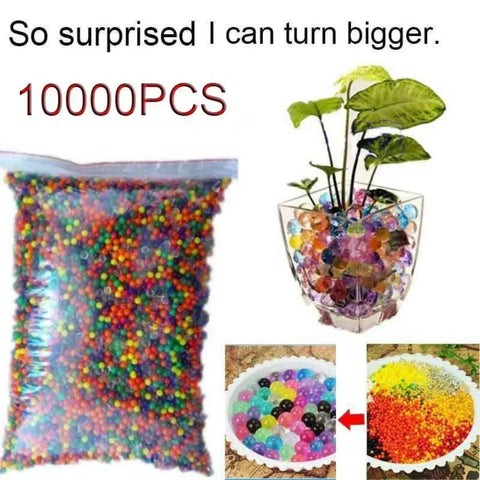 10,000 Sensory Water Beads for Kids, Vase Filler, Home Decoration