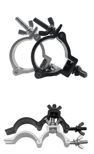 10-Pack 48-51mm 100kg Aluminum Alloy Stage Light Clamps, Heavy Duty Truss Bracket Hangers for Theatre Lighting