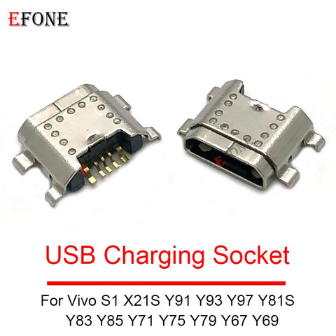 10 Pack USB Charging Port Dock Connector Repair for Vivo S1 X21s Y91 Y93 Y97 Y81s Y83 Y85 Y71 Y75 Y79 Y67 Y69