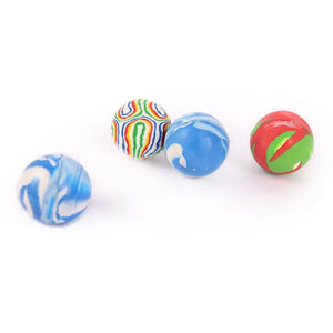 100pcs 25mm Colorful Rubber Bouncy Balls Toys for Kids Floating Elastic Balls