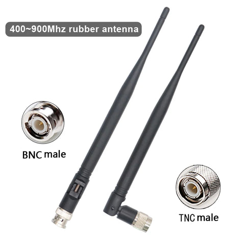 Affordable 400~900MHz 7dBi Whip Antenna for Wireless Microphone BNC TNC Male Connector