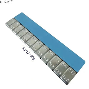 0.6kg Tire Balancing Blocks 5g/10g, Auto Steel Rim Hub Adhesive Weights