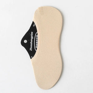 10 Pairs Men's Invisible Non-Slip Silicone Liner Socks, Breathable Thin Nylon No Show Loafers for Summer