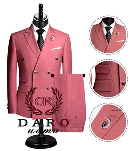 "2024 Men's Slim Fit Suit 2-Piece Set: Formal Business Wear (Jacket+Pants)"