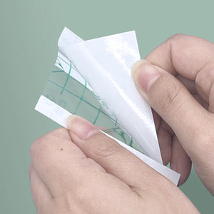 100pcs Large Curved Square Transparent Waterproof Adhesive Wound Healing Dressing Tape Bandages