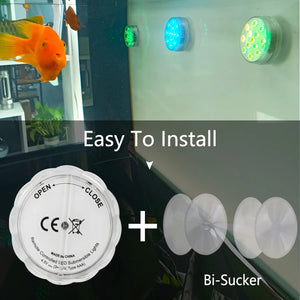 10 LED RGB Submersible Underwater Light for Pool, Garden, Wedding, Party, Aquarium, Vase, Bowl - Battery Operated