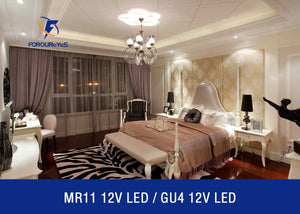 10-Pack MR11 LED Bulbs 5W AC12V No Flicker 120° 2835SMD GU4 Mini Spotlights – Halogen Replacement for Living Room