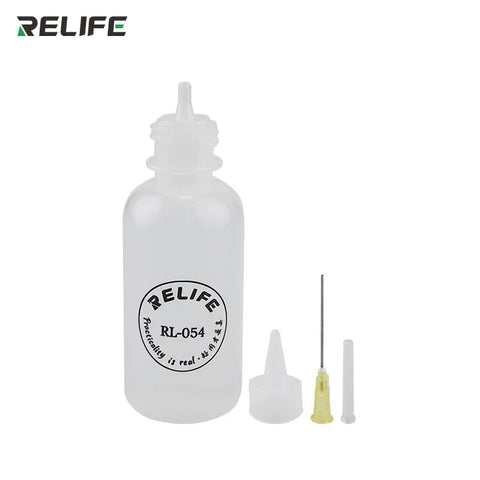 50ml Needle Tip Soldering Flux Alcohol Oil Dispenser Cleaning Bottle for DIY Repair Tools