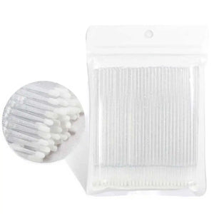 100-Pack Disposable Mascara Wands for Lash Extensions & Makeup