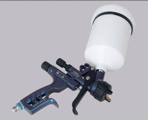 1.3mm Upper Pot Spray Gun for Auto, Furniture, Leather, and Metal - High Atomization, 6800 Gravity Pneumatic Tool