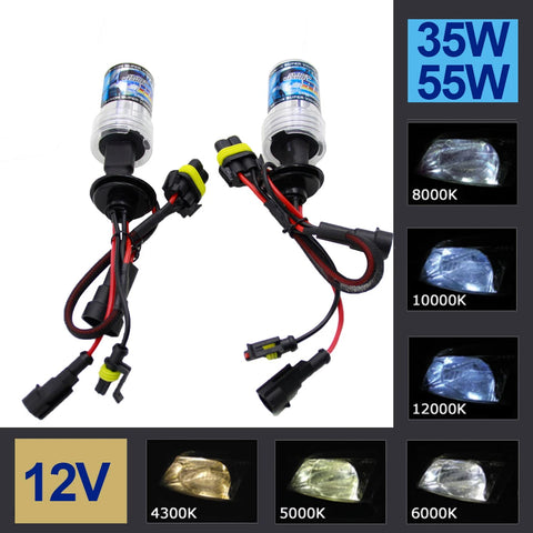 2x Super Bright 35W Xenon Car Headlight Bulbs 8000lm 12V H7 H1 H8 H11 HID Lamps