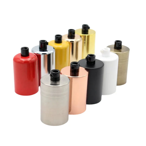 E27 Metal Light Socket Screw Bulb Base Lamp Holder for Chandeliers Pendant Lighting