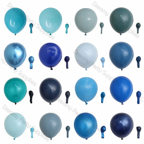 5-Pack 18" Blue Balloons for Party, Wedding, Baby Shower, Gender Reveal Decor