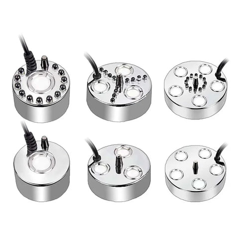 DC24V Ultrasonic Mist Maker: 1/3/5 Head Humidifier Fogger for Water Fountain Pond Air Nebulizer
