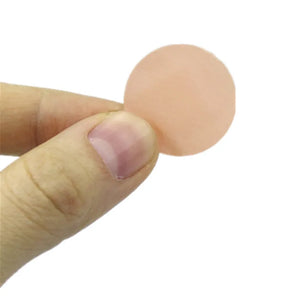 100pcs Waterproof Round Bandages Skin Tone Adhesive Wound Dressing Plasters