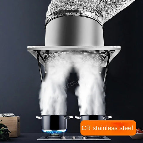 6"/7"/8" Stainless Steel Exhaust Ventilation Fan for Bathroom, Toilet, Kitchen Wall or Window