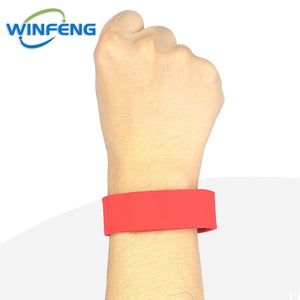 10-Pack 125kHz RFID Silicone Wristbands Waterproof TK4100 EM4100 Proximity Bracelets for Men & Women Swimming Pool