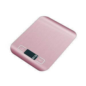 10kg Digital Kitchen Scale, Rechargeable, Stainless Steel, Precision for Cooking & Jewelry Weighing