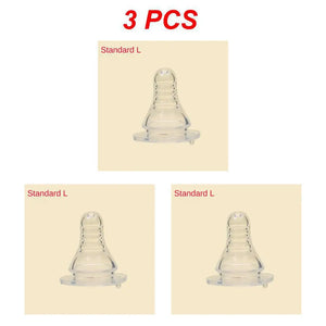 1-10 Pack Baby Pacifier Nipples Wide Bore Spiral Frosted Non-Irritating Thickened Safe Real-Feel