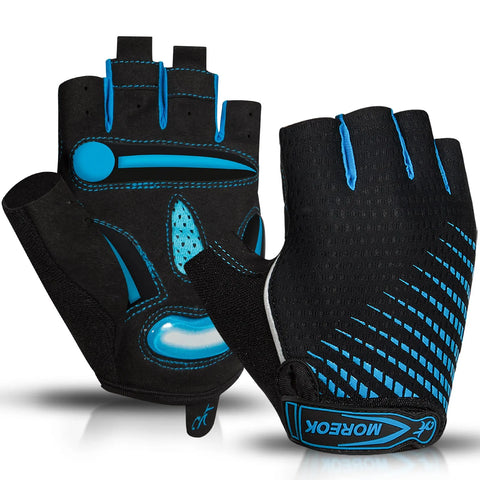 Breathable Cycling Gloves w/ Gel Pads, Non-Slip Mountain & Road Bike Gloves for Men & Women