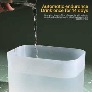 1.5L Quiet Pet Water Fountain with Smart Burnout Protection for Cats and Dogs