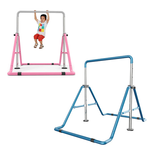 Adjustable Gymnastics Training Bar for Youth, Family Fitness & Home Gym Use