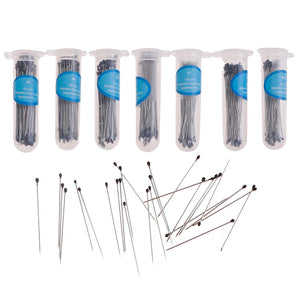 100 Pcs Stainless Steel Insect Pins with Plastic Box for Entomology & Lab Use