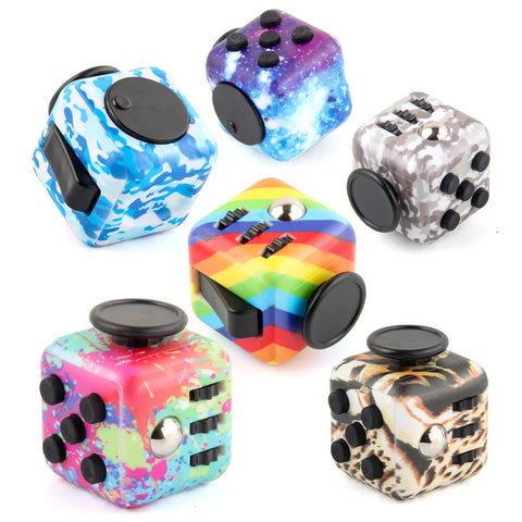 Fidget Cube Stress Relief Toy, Sensory Dice for Kids & Adults, Anxiety Aid