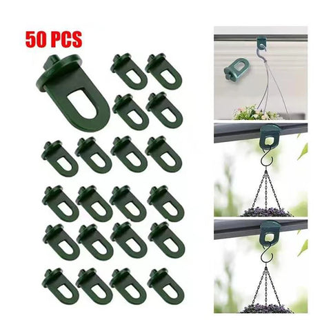 50-Pack Garden Plant Support Clips & Hangers for Indoor/Outdoor Use