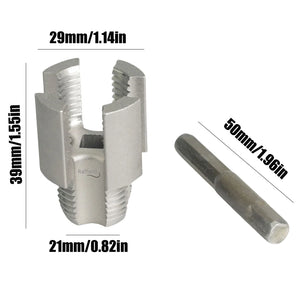 1/2in PPR Pipe Tap & Die Thread Slotting Tool for Internal/External Threads