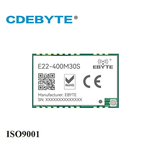 10-Pack Lora SX1268 433MHz RF Modules SMD IPEX 1W High-Precision TCXO Wireless Data Transmitter