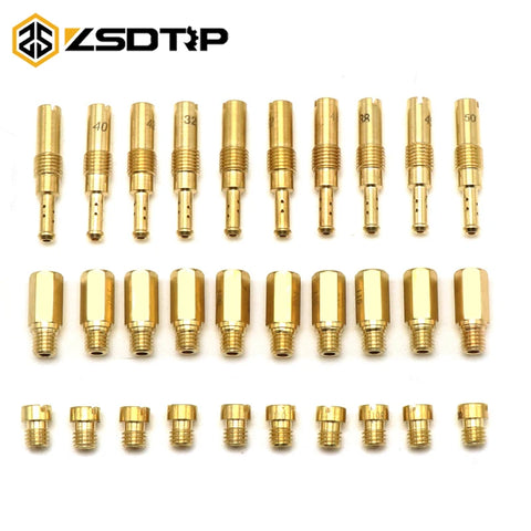 10pcs Motorcycle Carburetor M5 Main & Pilot Jets for Keihin PWK BD CRS FCR PD PE PJ PWM