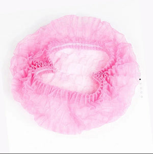 100 Disposable Hair Caps, Lightweight Hygiene Covers for Salon, Spa, Beauty Use