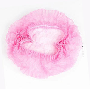 100 Disposable Hair Caps, Lightweight Hygiene Covers for Salon, Spa, Beauty Use
