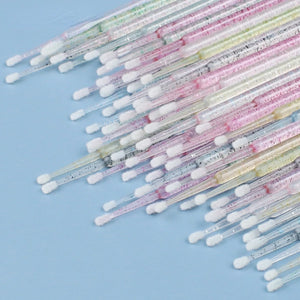 100 Pack Disposable Mascara Brushes for Lash Extensions & Makeup Application