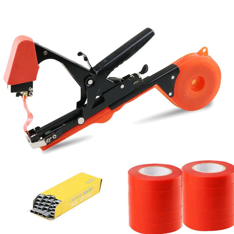 Garden Plant Tapetool Tying Machine for Branches & Stems, Vegetable Strapping & Pruning Tool Set