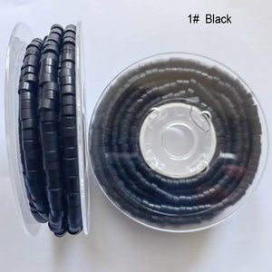 1000pcs 5.0mm Silicone Aluminum Micro Rings Hair Extension Beads with Loop Hook and Plier Tool Kit