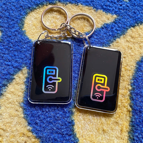 13.56MHz RFID Keyfobs M1 S50 Tags for Contactless Smart Door Access Control Systems