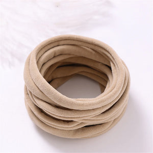 10-Pack Traceless Nylon Stretch Headbands for Newborns & Kids - Elastic Baby Hair Accessories