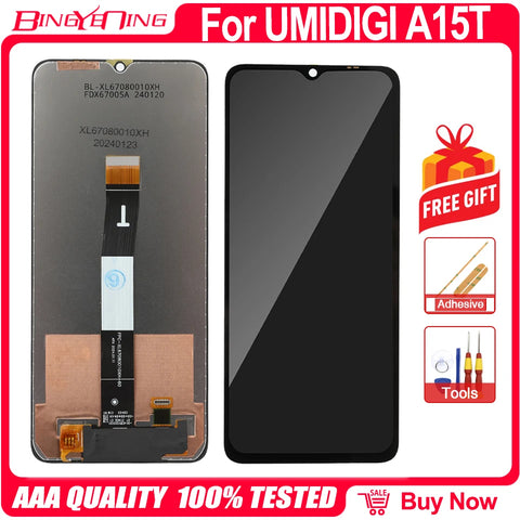 6.7" LCD Display Touch Screen + Frame Assembly with Tools for Umidigi A15t
