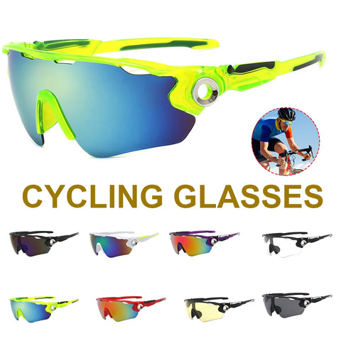 Cycling Sunglasses, 8 Colors - Sports Eyewear for Mountain & Road Biking