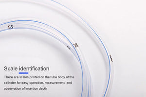 10-Pack 14fr Silicone Nasogastric Feeding Tubes, Medical Grade, Individually Packaged