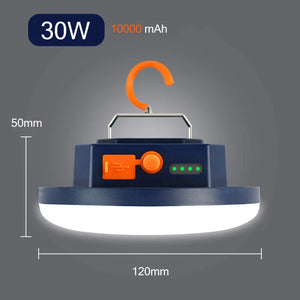 10,000mAh Rechargeable LED Tent Lantern Portable Emergency Camping Bulb Flashlight for Outdoor and Home